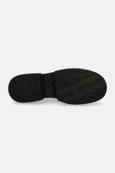 Кожаные мокасины Armani Exchange