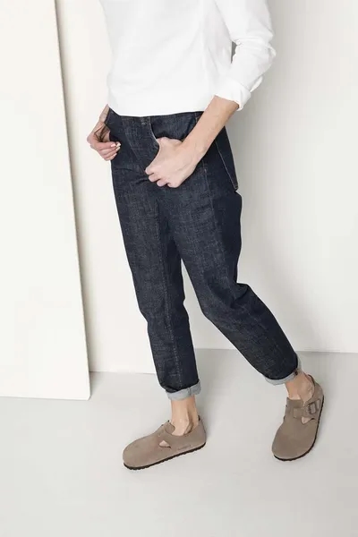 Замшевые туфли Birkenstock London