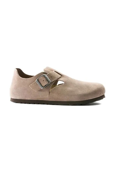 Замшевые туфли Birkenstock London