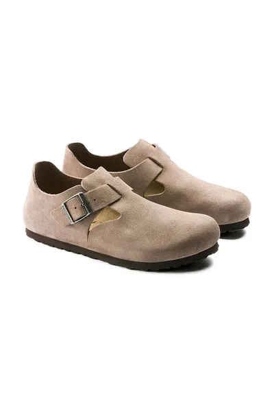Замшевые туфли Birkenstock London