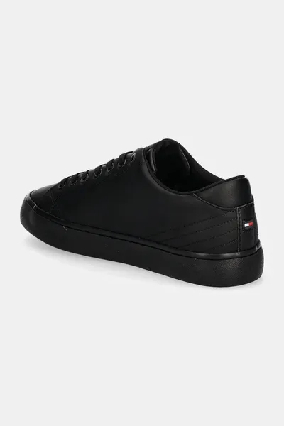 Кожаные кеды Tommy Hilfiger TH HI VULC CORE LOW LEATHER ESS