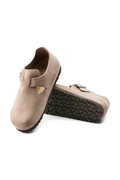 Замшевые туфли Birkenstock London
