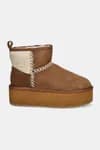 Замшевые сапоги Emu Australia Stinger Knit Flatform