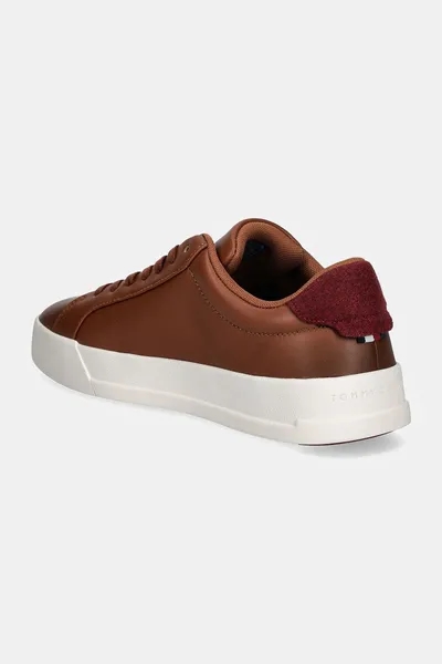 Кожаные кроссовки Tommy Hilfiger TH COURT SEASONAL WINTER 4A