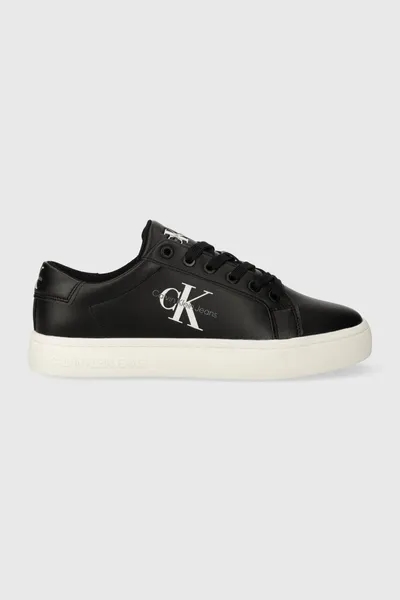 Кожаные кроссовки Calvin Klein Jeans CLASSIC CUPSOLE LACEUP LTH WN