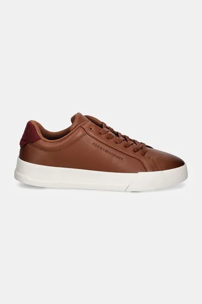 Кожаные кроссовки Tommy Hilfiger TH COURT SEASONAL WINTER 4A