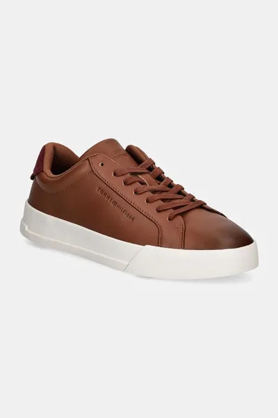 Кожаные кроссовки Tommy Hilfiger TH COURT SEASONAL WINTER 4A
