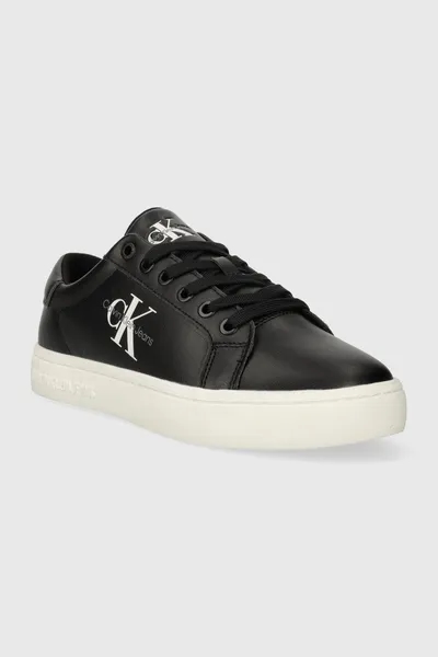 Кожаные кроссовки Calvin Klein Jeans CLASSIC CUPSOLE LACEUP LTH WN